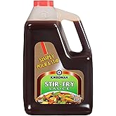 Kikkoman – Preservative Free Stir Fry Sauce with Classic Flavored - Perfect for Chowmein & All-Purpose Seasoning Dishes – Sealed Packed Plastic Bottle - 1/2Gal (Pack of 1)