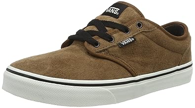 vans basse bambino marrone