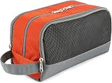 Gonex Men Toiletry Bag with Strap Sport Style Repellent Showerproof Nylon Orange view 2