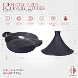 INTIGNIS Tagine Cooking Pot 28cm 4.1L Nonstick Coating Universal Hob view 2