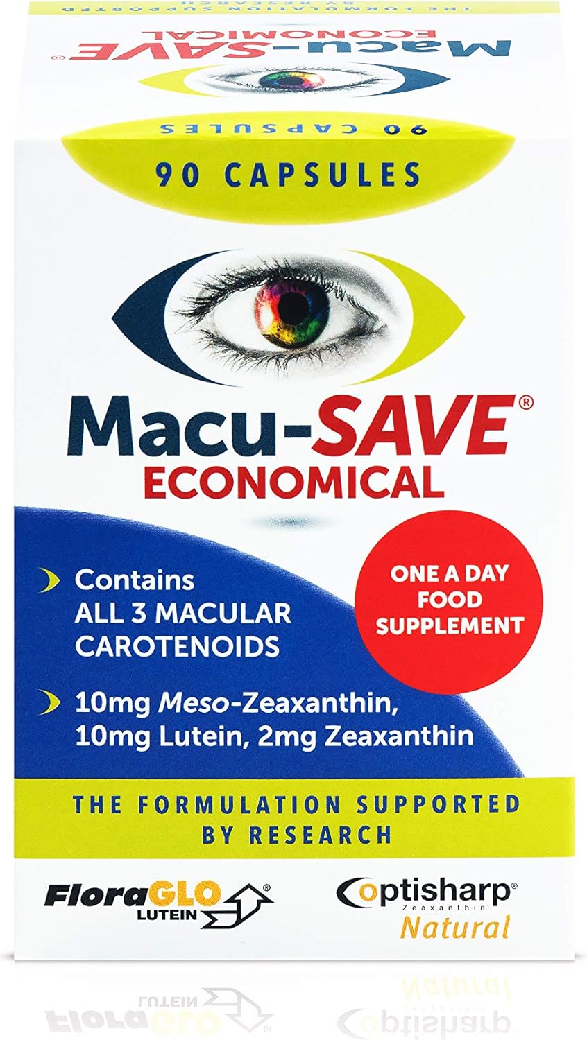 MacuSAVE Food Supplement for Macular Health with MesoZeaxanthin