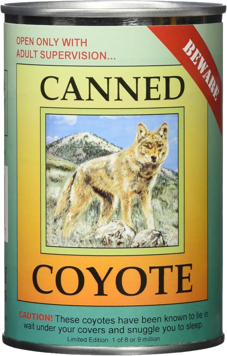coyotes animals facts on Amazon Com Northern Gifts Canned Critters Stuffed Animal Coyote 6 Toys Games