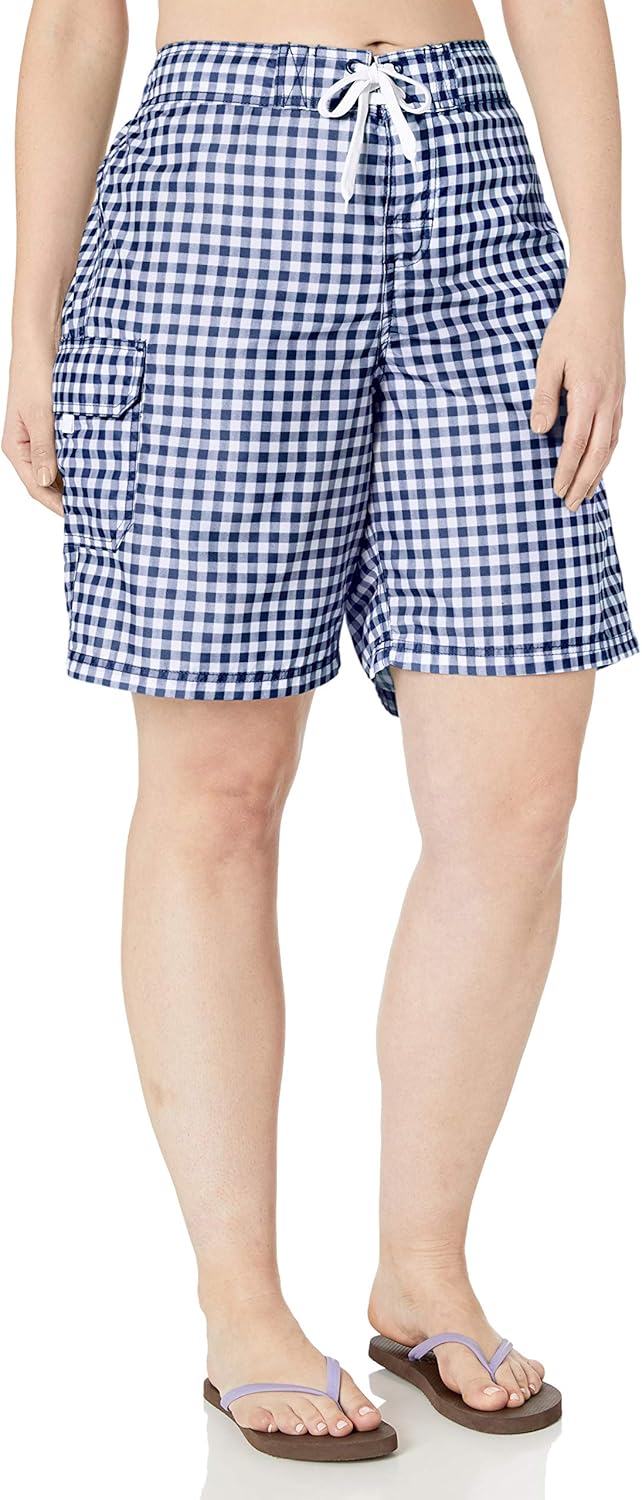plus size bermuda swim shorts