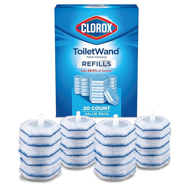 CLOROX TOILETWAND DISPOSABLE TOILET CLEANING REFILL, 20CT ORIGINAL SCENT