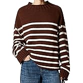 Women's Oversized Roll Neck Sweater Long Sleeve Chunky Knit Pullover Cozy Fall Winter Tops Casual Loose Knitwear