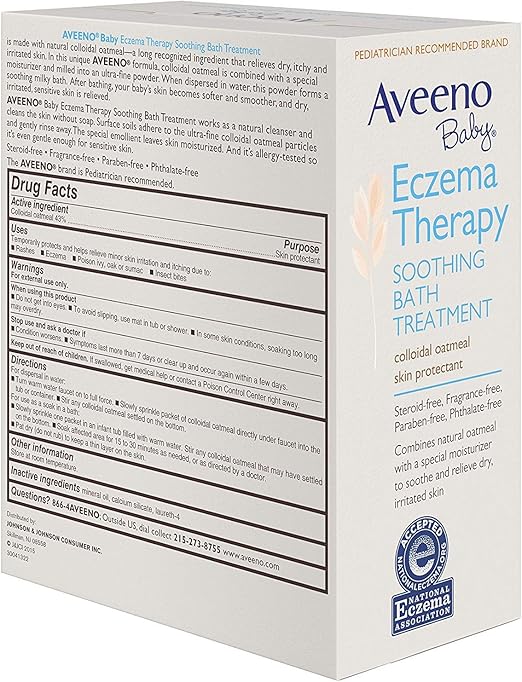 aveeno baby bath oatmeal powder