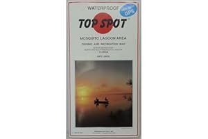 Topspot N219 Map- Mosquito LagoonN Indian River N&S Mosquito Lagoon
