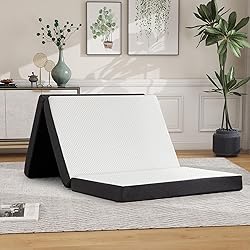 wOod-it Folding Mattress, 4 inch Tri-Fold Memory