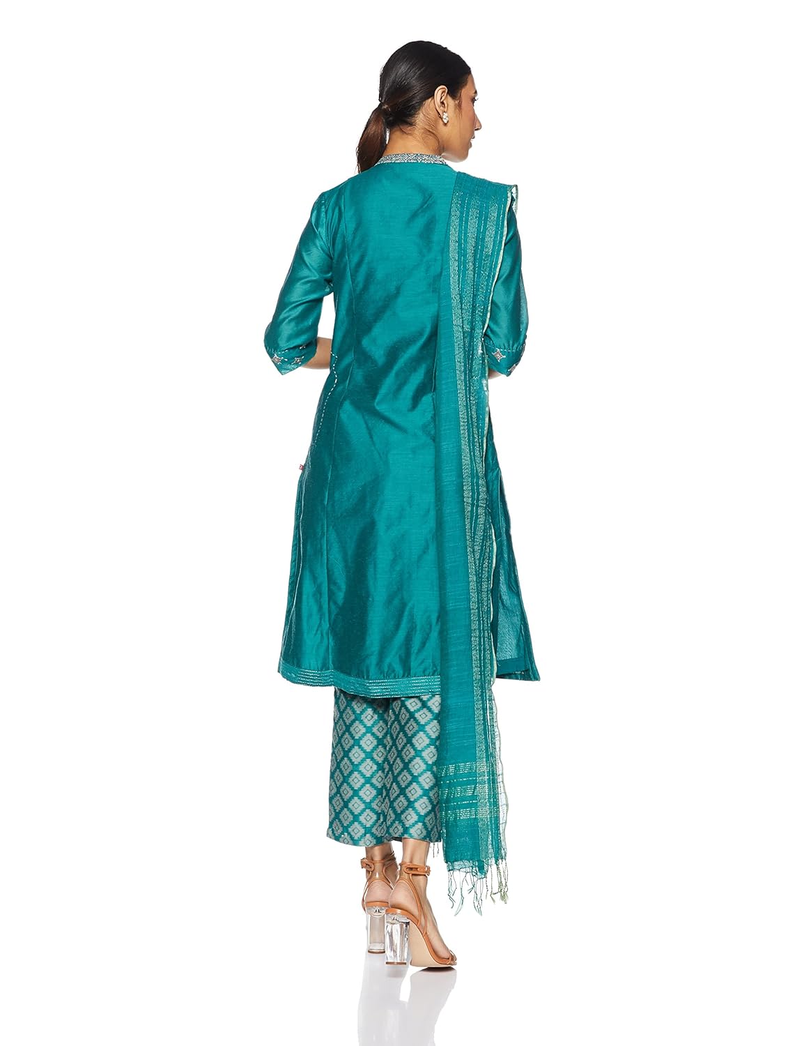 biba women's straight salwar suit set
