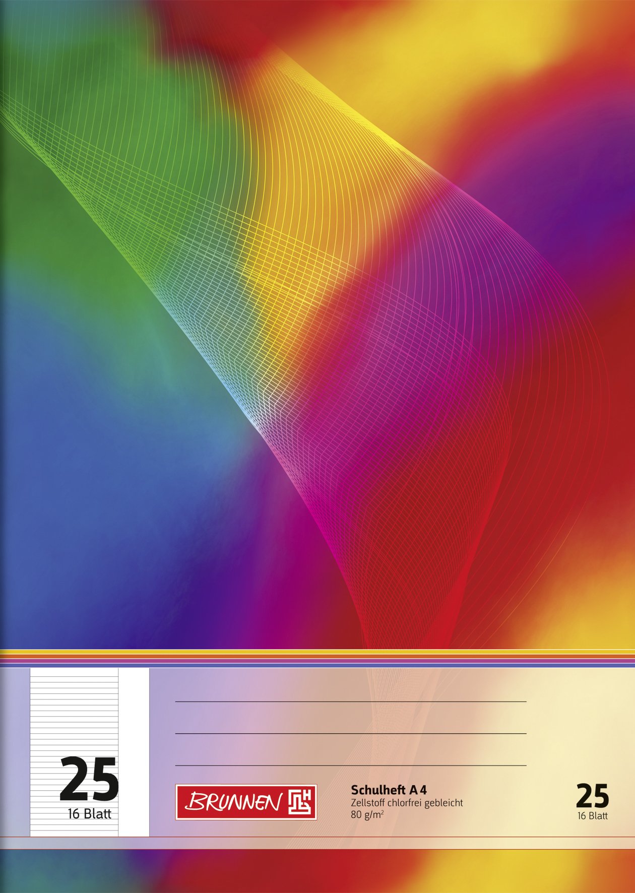 Brunnen Kompagnon School Notebook A410ER LIN25 16BLFSC