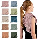 HIPHOP PANDA Muslin Burp Cloths, 10 Pack - Large 20" X10" - Ultra Absorbent and Soft 100% Cotton Baby Essentials Drool Rags and Messes for Newborn - Colorful Designs for Boy Girl, Multicolor