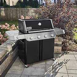 Weber Genesis E-415 Liquid Propane Gas Grill, Black