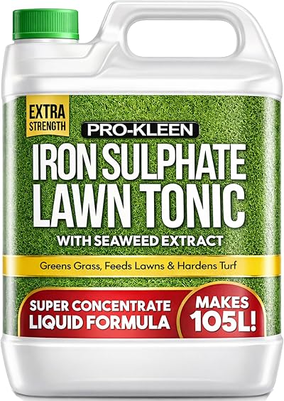 Pro-Kleen Lawn Tonic Liquid Iron Sulphate 5L - Grass Greener Fertiliser