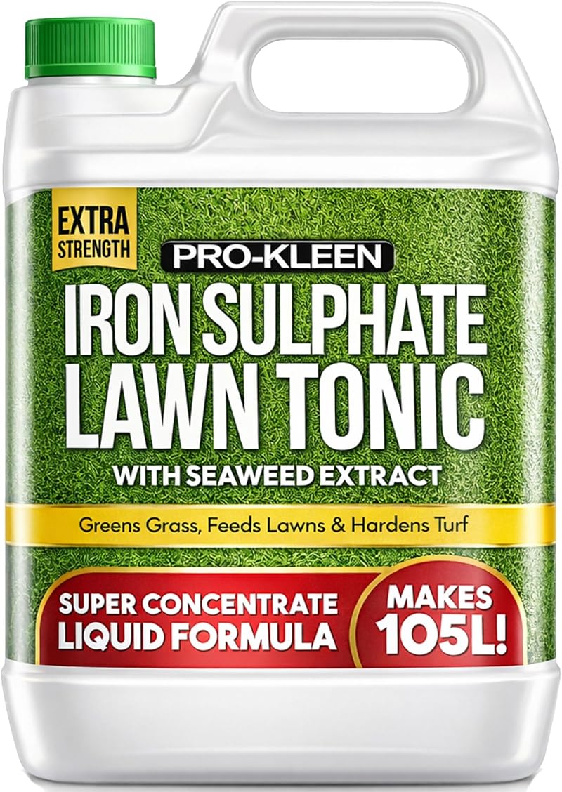 Pro-Kleen Lawn Tonic Liquid Iron Sulphate 5L - Grass Greener Fertiliser