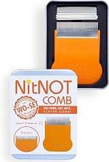 Nitnot Head Lice Comb - Precision Fine Tooth Comb for All Hair Types