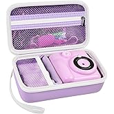 Grapsa Case Compatible with ESOXOFFORE for Dylanto for Anchioo for WEEFUN for GKTZ for Amzelas for Mafiti Instant Print Camera for Kids, Film Camera Storage Holder Organizer Bag (Box Only)- Purple