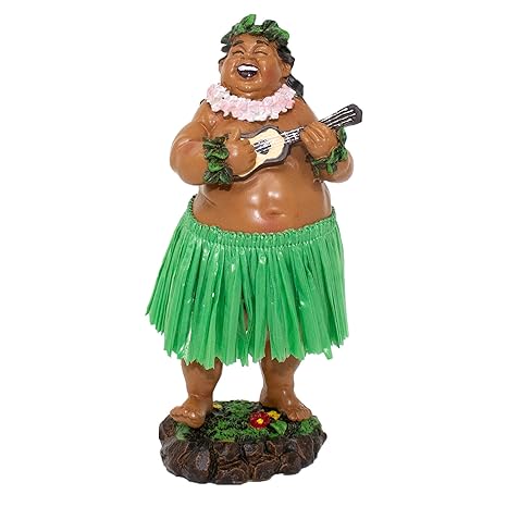 hawaiian dashboard hula boy doll
