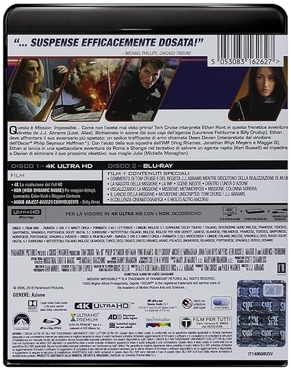 Mission: Impossible 3 (4K Uhd+Blu-Ray) [Italia] [Blu-ray]
