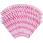 Fun Express Old Fashioned Candy Sticks, Red, Apple Flavor | Nostalgic Hard Candy, Individually Wrapped Bulk Pack, 80 Classic Sticks, For Weddings, Parties &amp; Holiday Treats