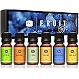 P&J Trading Fragrance Oil Fruit Set | Orange, Mango, Apple, Blueberry, Banana, and Pear Candle Scents for Candle Making, Freshie Scents, Soap Making Supplies, Diffuser Oil Scents
