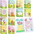 BenLouis 24 Pcs Spring Mini Coloring Books Kids Easter Party Favors Small Activity Books Bulk for Kids Spring Butterfly Flower Bee Birthday Goodie Bags Stuffers Return Gifts Classroom Travel