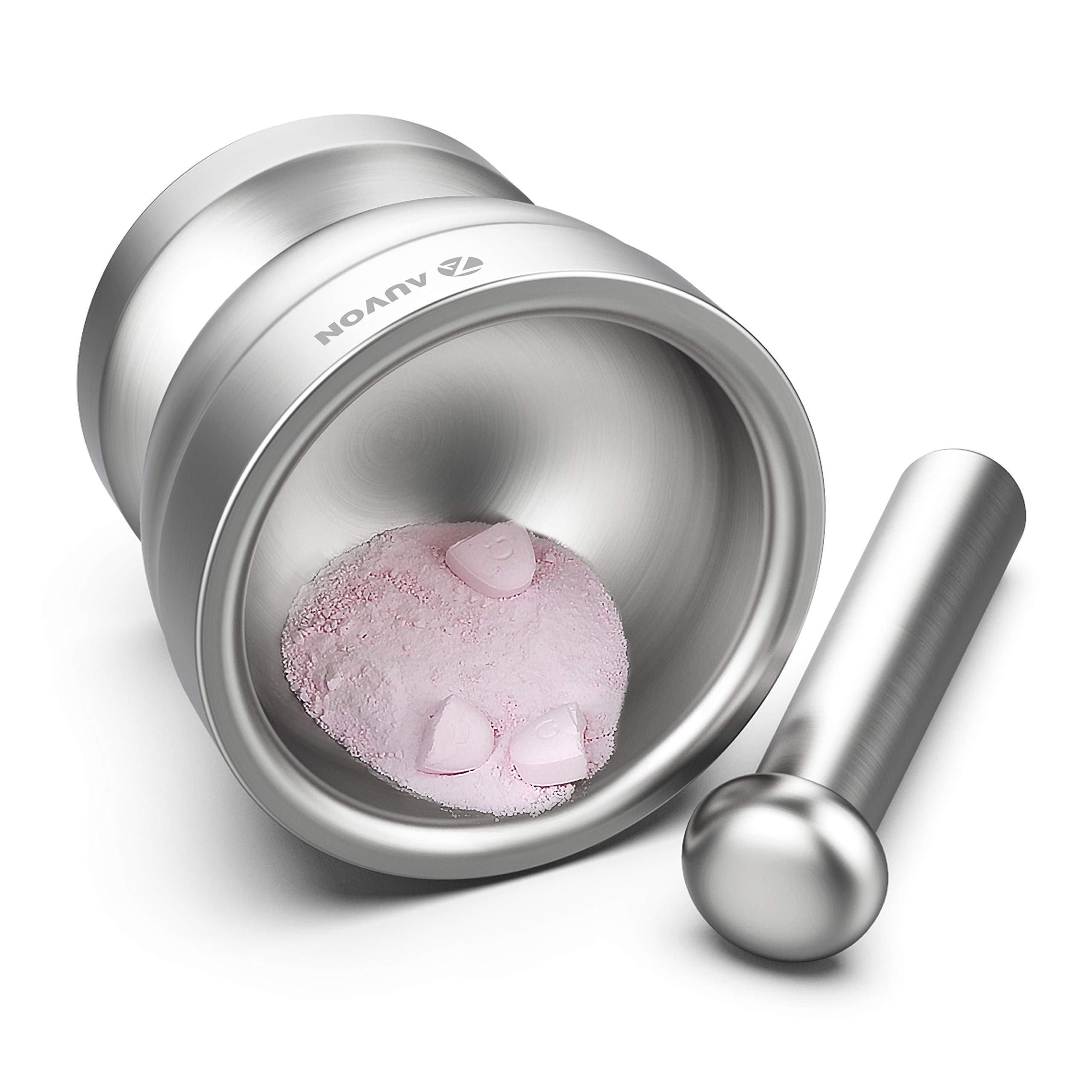 Pill Crusher, AUVON Pill Grinder (Easy to Clean, Easy to Use), Medicine