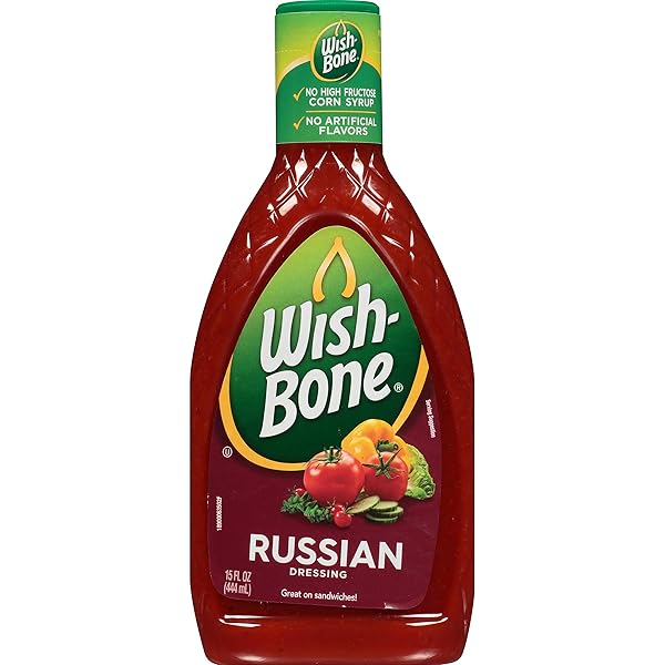 WISH-BONE RUSSIAN SALAD DRESSING, 15 FL OZ