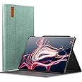 INFILAND Galaxy Tab S10 Ultra/S9 Ultra/S8 Ultra 14.6 Inch Case, Multi-Angle Stand Cover Compatible with Samsung Galaxy Tab S10 Ultra/S9 Ultra/S8 Ultra Tablet [Auto Wake/Sleep], Mint Green