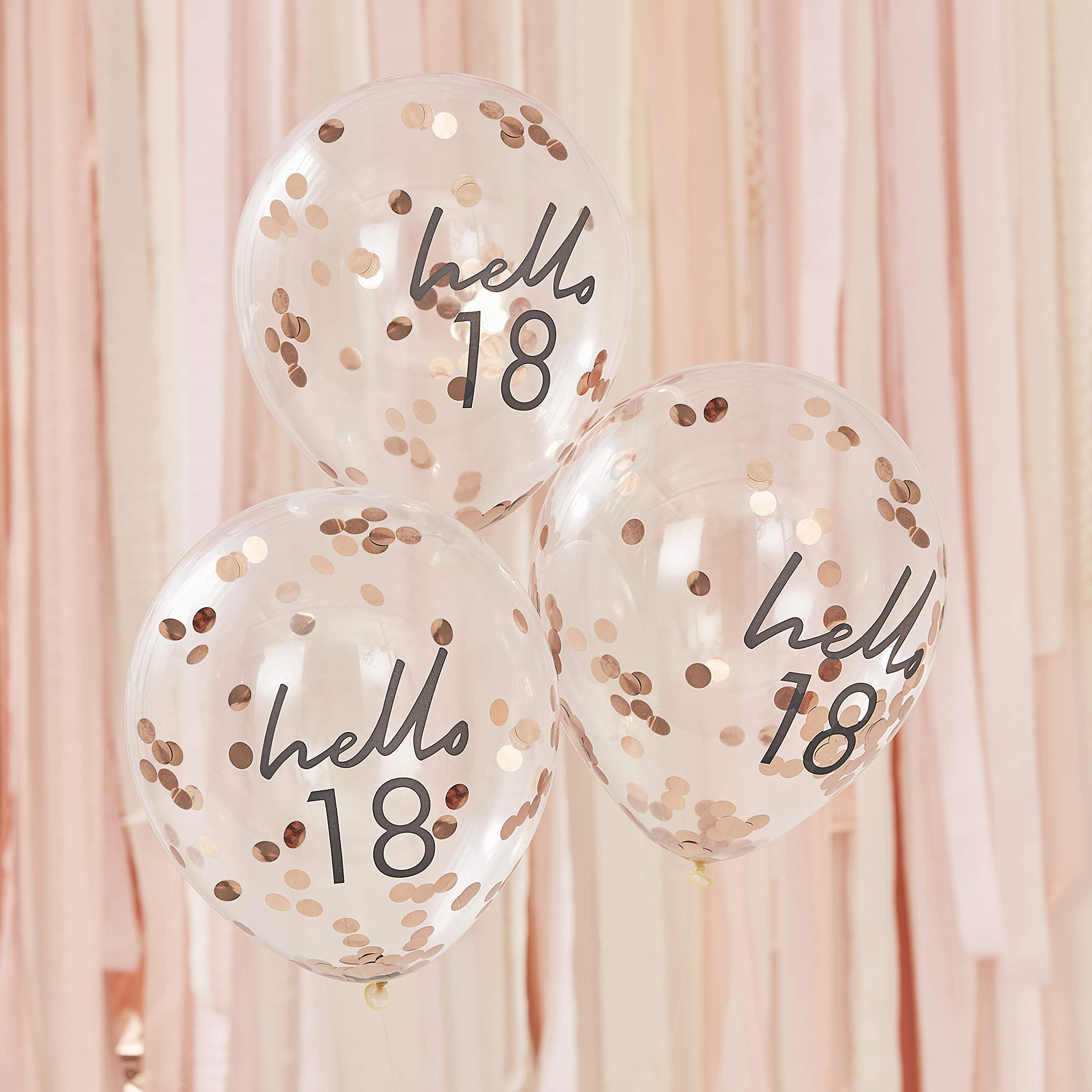 Ginger Ray Hello 18 Birthday Balloons - Mix It Up