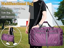 Woogwin Travel Duffel Bag Large Foldable Waterproof
