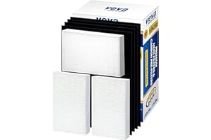 VEVA HPA300 HEPA Filter Replacement Compatible with Honeywell Air Purifier - 3 Pack of HEPA Filters w/ 4 Precut Activated Carbon Pre-Filters & Replacement Filter R