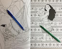 Amazon.com: Art of Coloring: Moana: 100 Images to Inspire Creativity ...