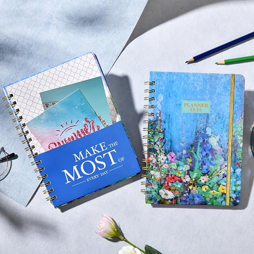 5 Year Monthly Planner 2024-2029 - 9x11 Calendar With Pockets, Polypropylene Cover, Green - View #11
