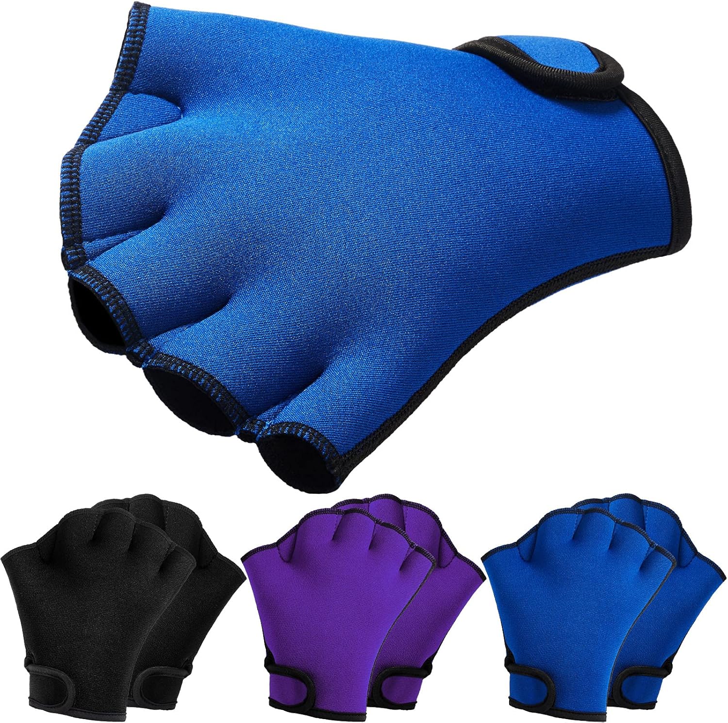 Skylety 3 Paris Swim Gloves Aquatic Fitness Water Resistance Training Gloves Aquatic Fit Webbed Glove for Men and Women Helping Upper Body Resistance : Sports & Outdoors