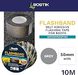 Bostik Flashband Self Adhesive Flashing Tape Roofs Grey 50mm x 10m view 2