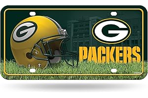 Rico Industries NFL Unisex-Adult Metal License Plate Tag