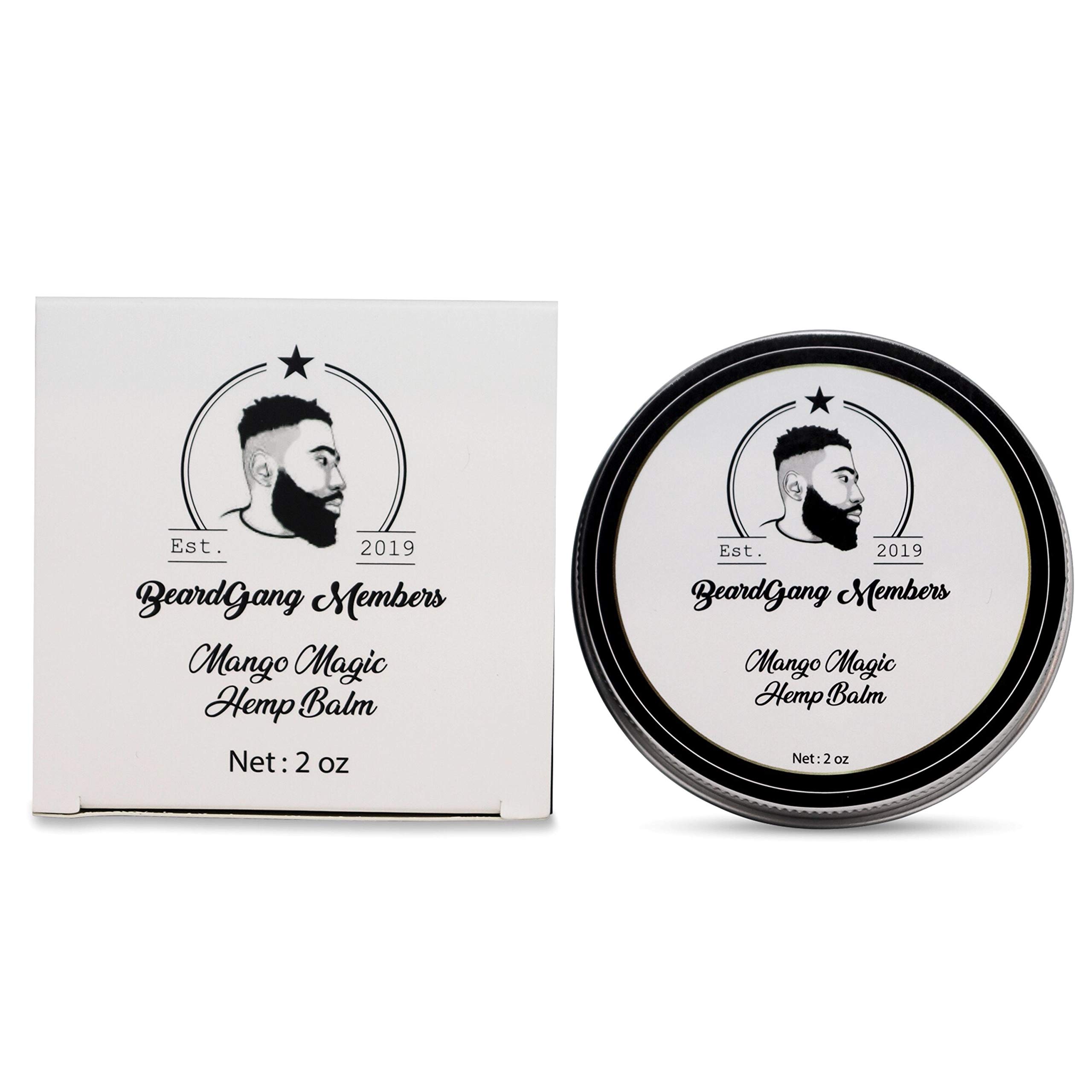 Hemp Beard Balm by BeardGang Members | Hemp Balm | Premium Beard Balm | Hemp seed oil | Natural oils | Mango Magic | The Future of Beard Grooming