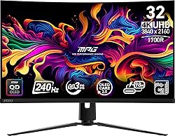 MSI MPG 321CURX QD-OLED 32-inch 3840 x 2160
