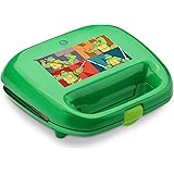 Nickelodeon NTWM-2 Teenage Mutant Ninja Turtles 2-Slice Waffle Maker, Green