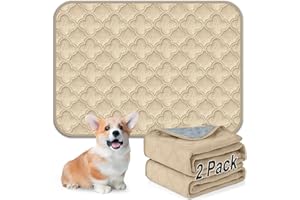 FunFurry Washable Pee Pads for Dogs - Reusable Pee Pads，Waterproof Puppy Pads，Pet Training Pads，Super Absorbent with Dog Paw 