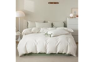 AOJIM Exquisite Pink Printed Duvet Cover Queen Size with Plaid Design, Pure Cotton Kids Adults Comforter Cover Set 3pcs for Room Decor, 1 Soft Quilt Cover and 2 Pillowcases with Bow Ties, No Comforter