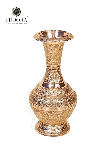 Buy Eudora Brass Flower Vase Online At Low Prices In India Amazon In