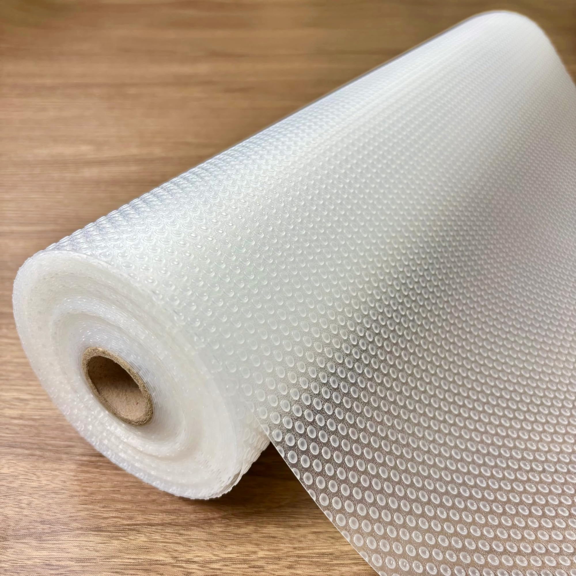 EVALAND Shelf Liners for Kitchen Cabinets Non-Adhesive 15.75" x 33 FT Clear Drawer Liner Non Slip, Washable Cabinet Liner, Waterproof Shelf Liners for Cabinet, Refrigerator Bathroom Pantry - Thickened Image