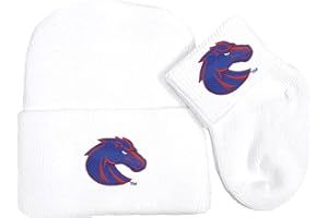 Future Tailgater Boise State Broncos Newborn Baby Knit Cap and Socks Set