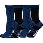 Columbia Moisture Control Space Dye Crew Socks 4 Pair, Navy, One Size