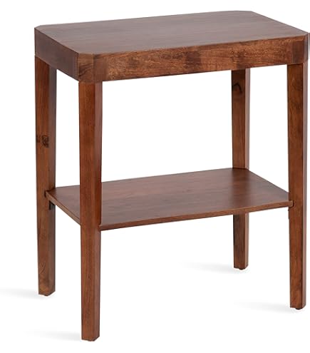 Amazon.com: Kate and Laurel Talcott Modern Rectangle Wood Side