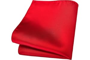 Branduce Solid Pocket Square for Men Plain Color Boy Handkerchief for Wedding Party