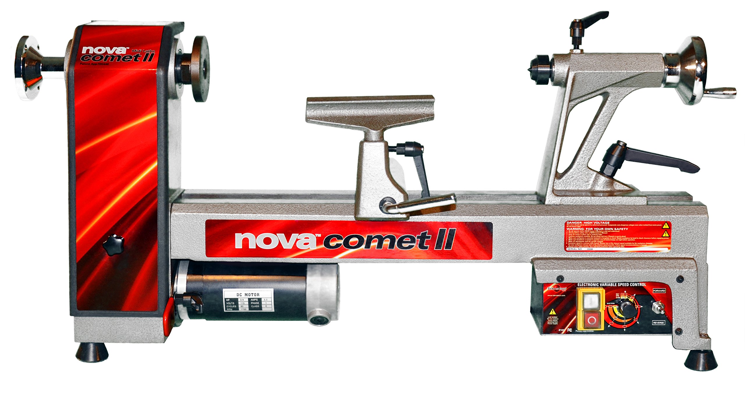 Nova Lathes 47002 Comet II Versaturn Grinding Wheel Lathe w/Housing