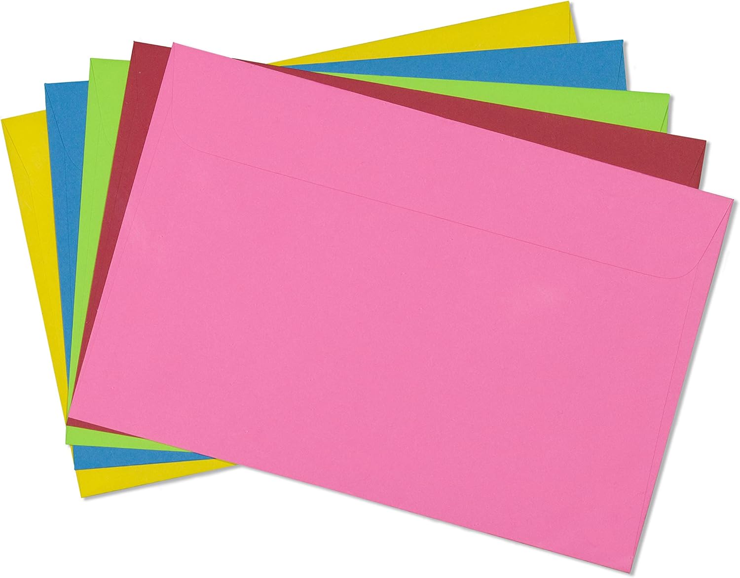 9x12 Envelope Color Blank Open Side Envelopes-15 Pack (Mixed Pack) : Office Products