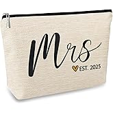 ancpeany Wedding Bridal Shower Gifts for Bride To Be 2025, Future Mrs Makeup Bag, Bachelorette Party favors Accessories, Wifey Engagement Gifts for Women, Small Cosmetic Travel Pouch